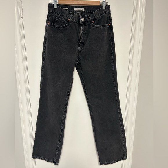 Mango Black Straight Leg Matilda Jeans - Picture 3 of 8